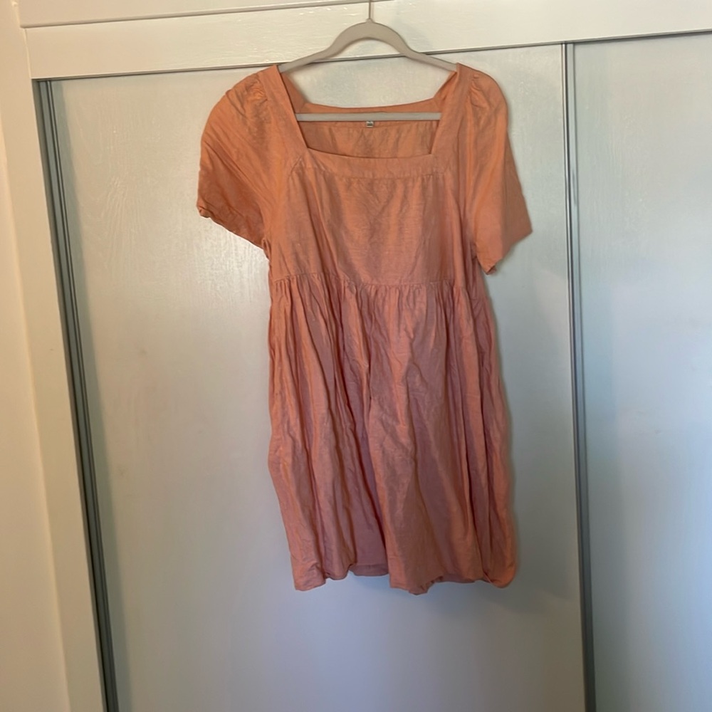 Madewell linen babydoll dress